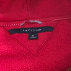 Tommy Hilfiger Vibrant Red Fleece Top